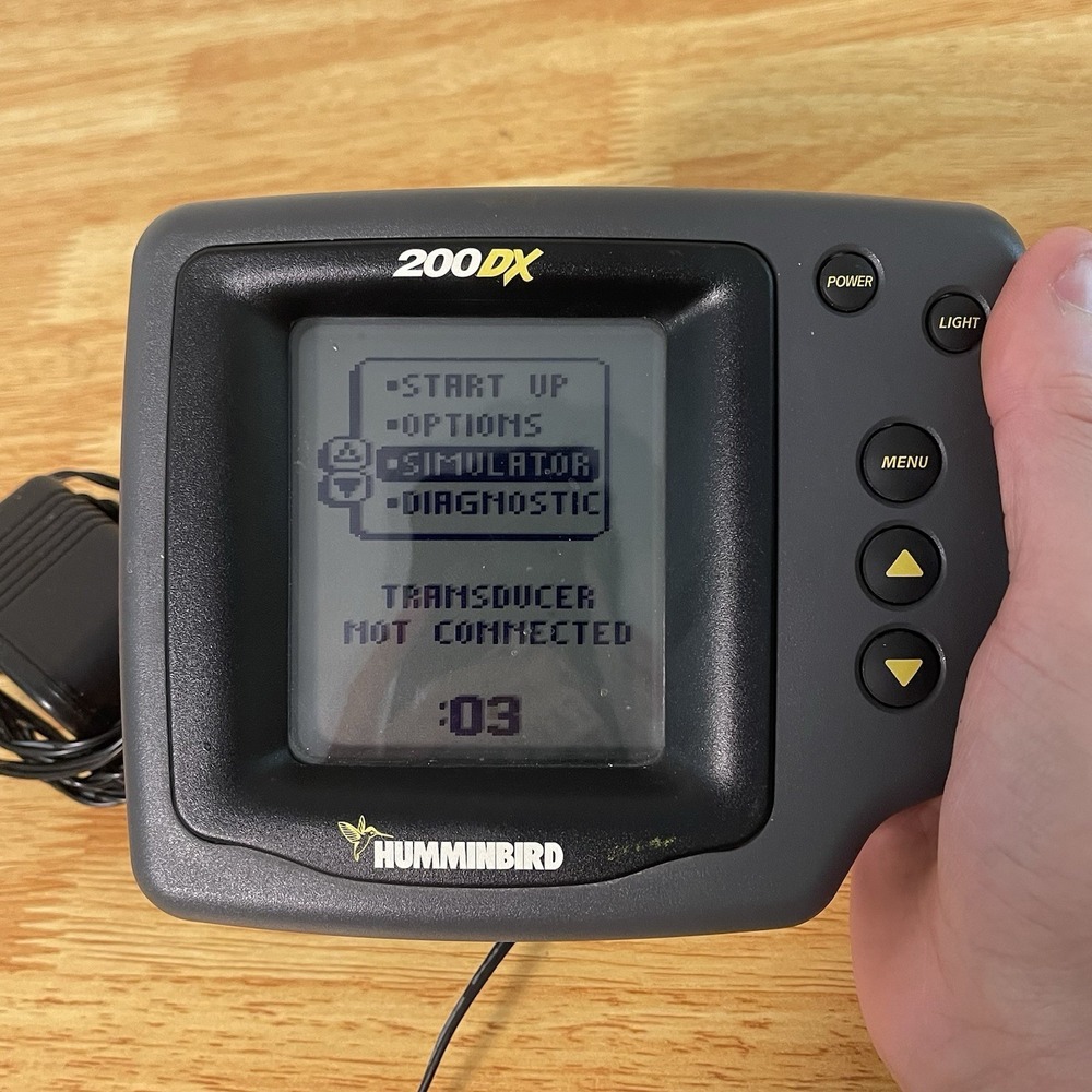 Humminbird - 200DX - Standalone FishFinder - Tested - Good Condition